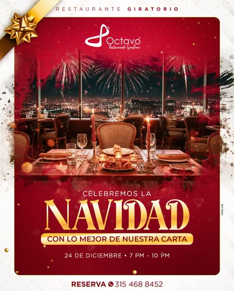 Celebración Navidad | Restaurante Octavo