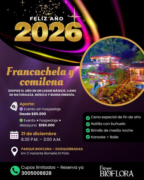 Francachela y Comilona en Parque Bioflora