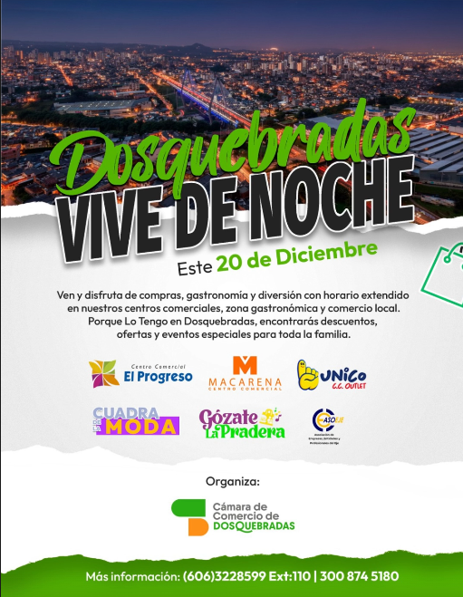 Dosquebradas vive de noche