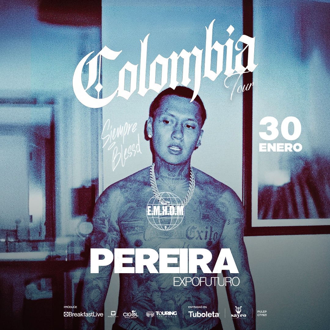 Concierto Blessd en Pereira