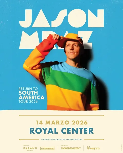Páramo presenta: Jason Mraz en concierto